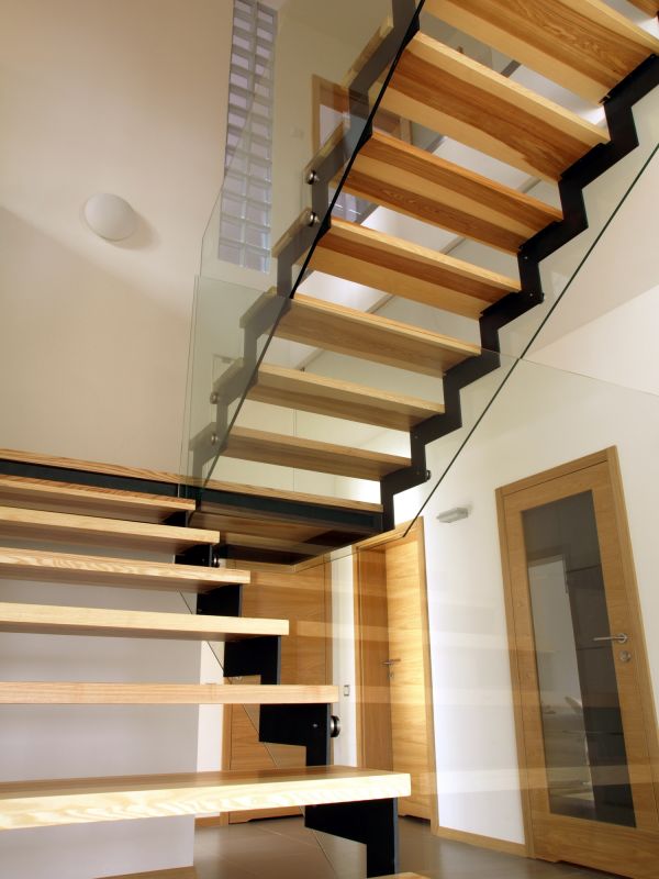 Metal and Glass Stairs